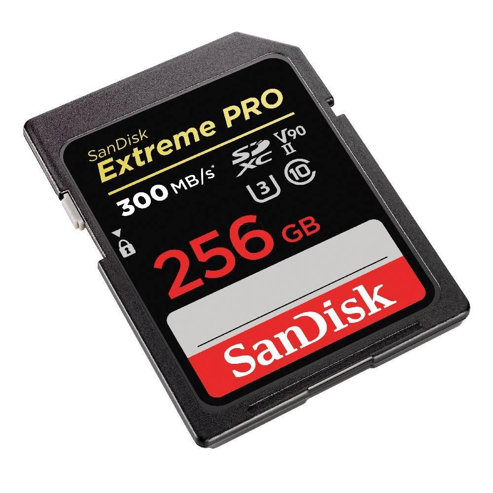 SanDisk Extreme Pro SDXC UHS-II Memory Card, 256GB - SDSDXDK-256G-GN4IN
