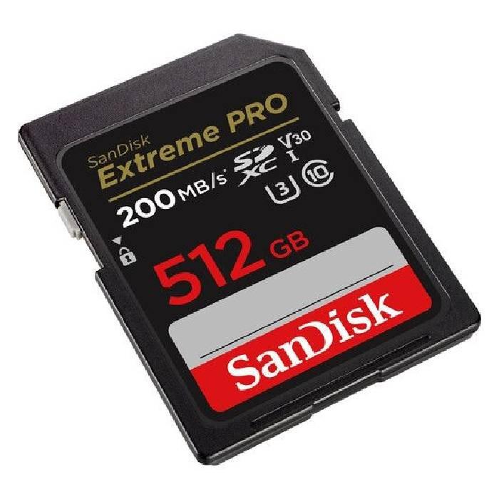SanDisk Extreme Pro SDXC UHS-II Memory Card, 512GB - SDSDXDK-512G-GN4IN