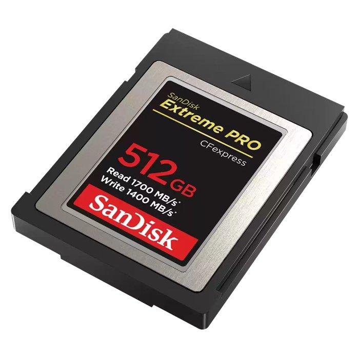 SanDisk Extreme Pro CFexpress Type B Memory Card, 512GB - SDCFE-512G-GN4NN