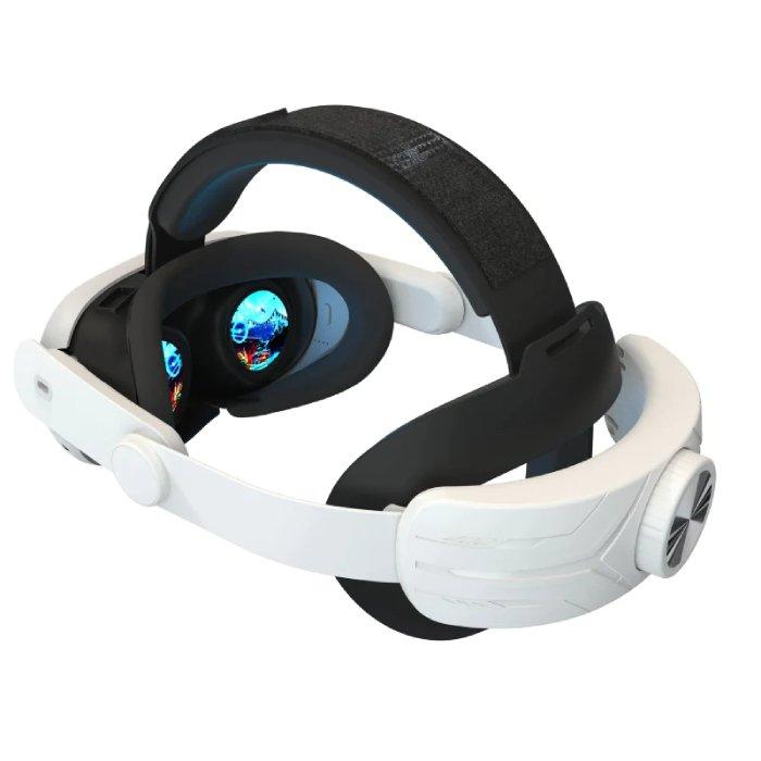 Gamax Adjustable Head Mount for Meta Quest 3 – White