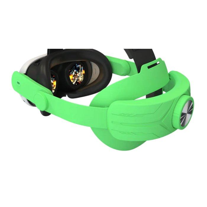 Gamax Adjustable Head Mount for Meta Quest 3 – Green