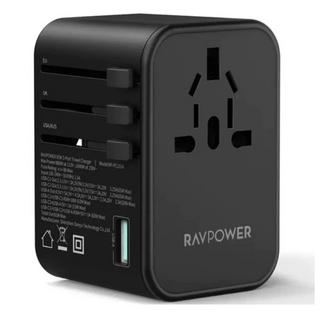 Buy Ravpower pd pioneer charger, 65w, 3-port, rp-pc1035 - black in Kuwait