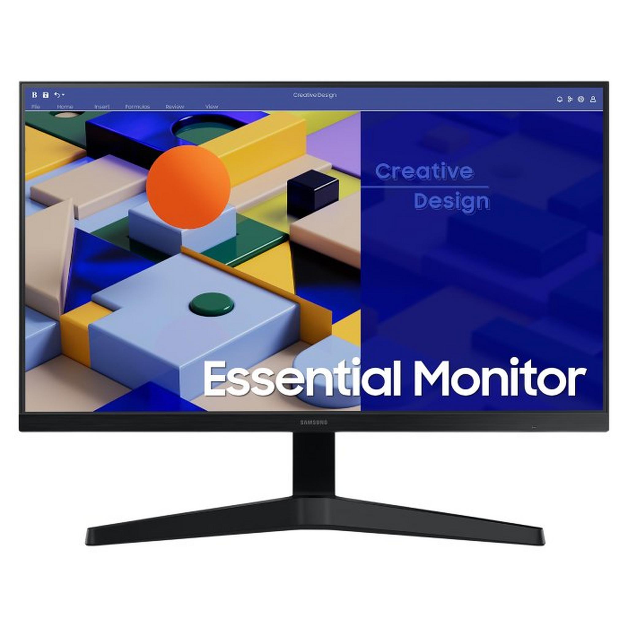 Samsung Essential S3 S31C 27-Inches FHD IPS 75Hz Monitor, LS27C310EAMXUE – Black