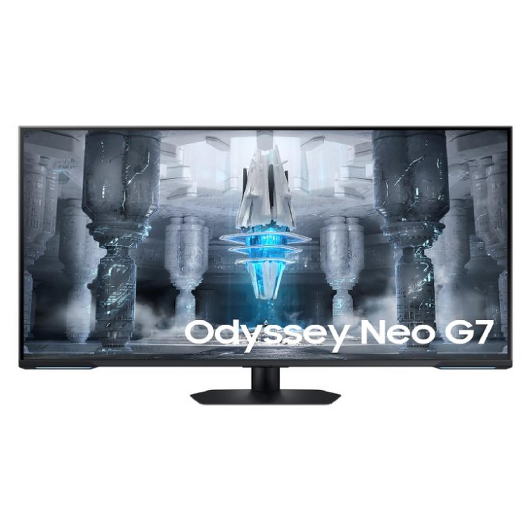 Samsung Odyssey Neo G7 G70NC 43-Inches LED 144Hz 1ms Gaming Monitor, LS43CG700NMXUE – White