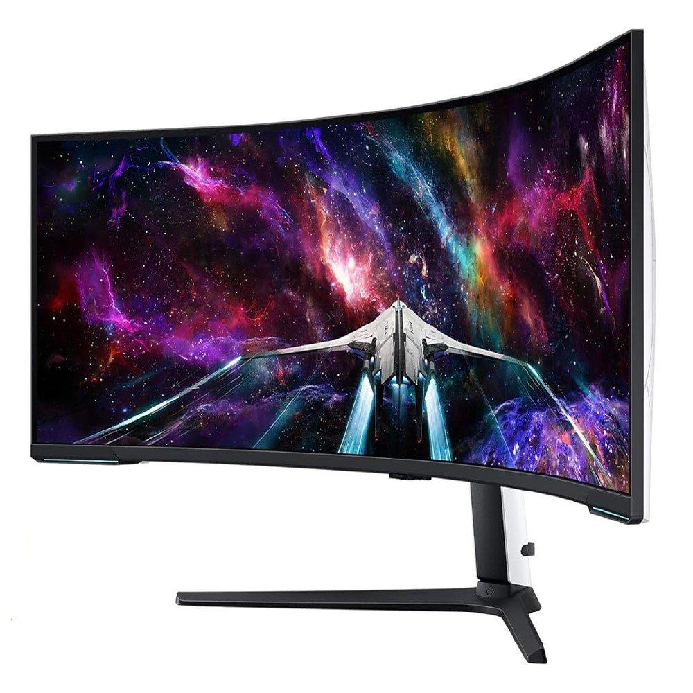 Samsung Odyssey Neo G9 G95NC Dual UHD Gaming Monitor, 57-inch, LS57CG952NMXUE - White