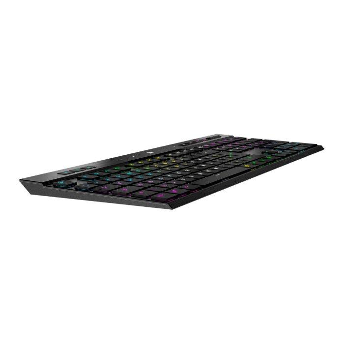 CORSAIR K100 Air Wireless RGB Ultra-Thin Mechanical Gaming Keyboard, CH-913A01U-NA – Black