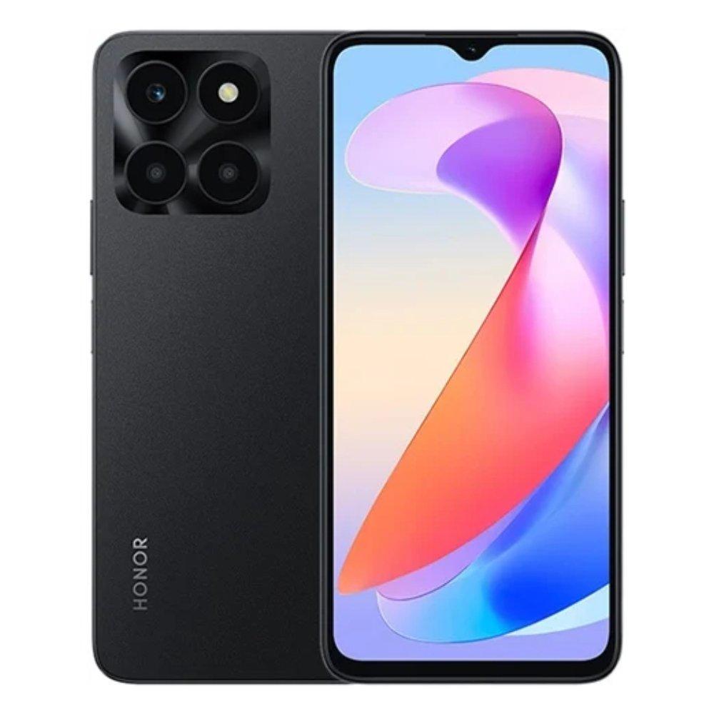 Buy Honor x6a phone, 6. 5-inch, 4gb ram, 128gb, woody-l32d - black in Kuwait