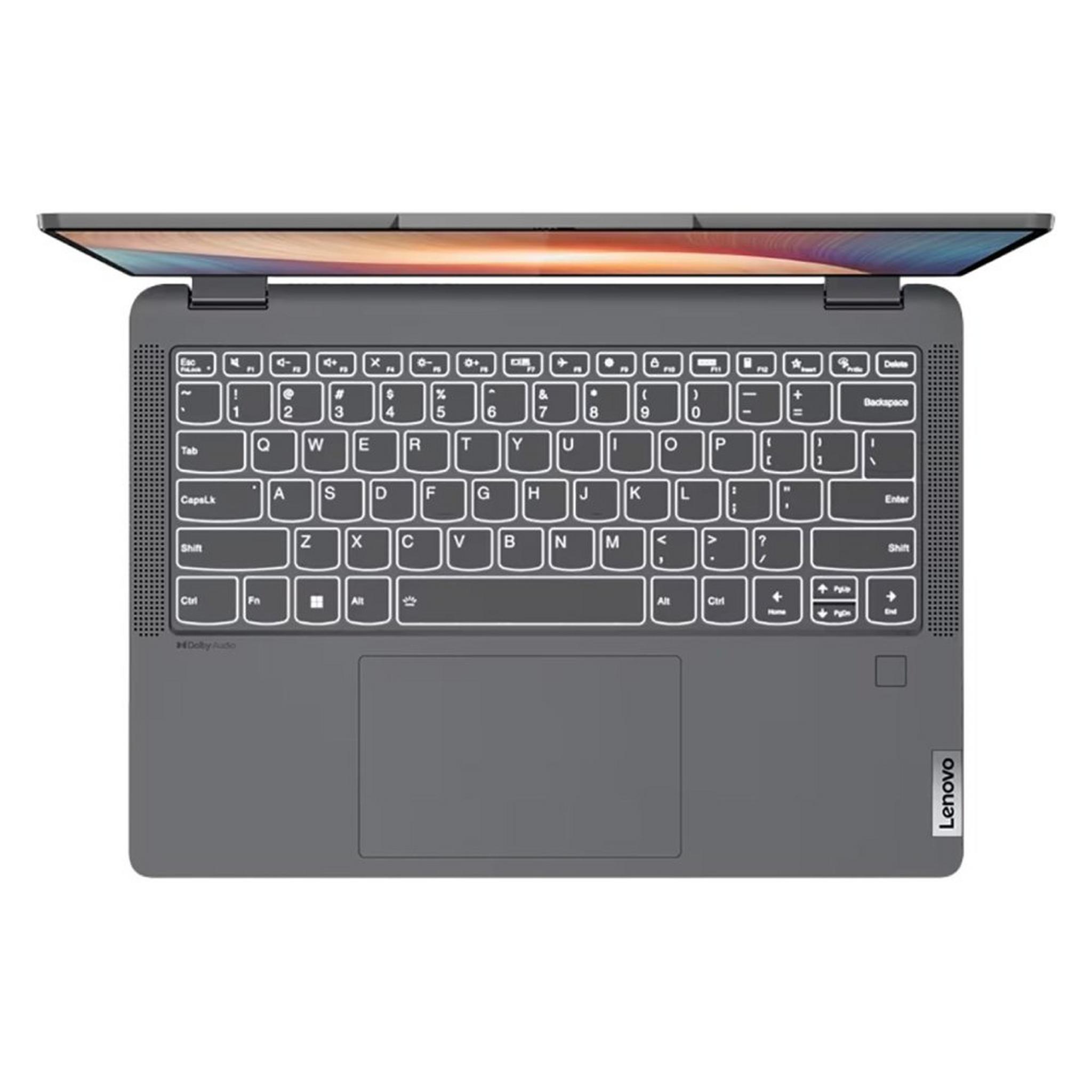 Lenovo IdeaPad Flex 5 2-in-1 Convertible Ultrabook Laptop, AMD Ryzen 7 5700U, 16GB RAM, 512GB SSD, 14inch Touch Screen, Integrated AMD Radeon Graphics, Windows 11 Home, 82R900EWAX - Storm Grey