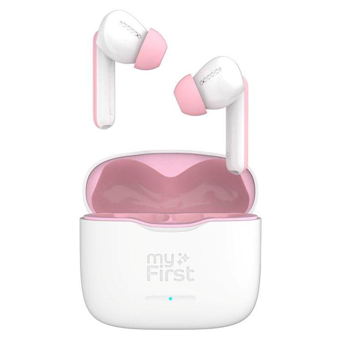 Buy Myfirst wireless earphones, fh8505sa-we01 – white/pink in Kuwait