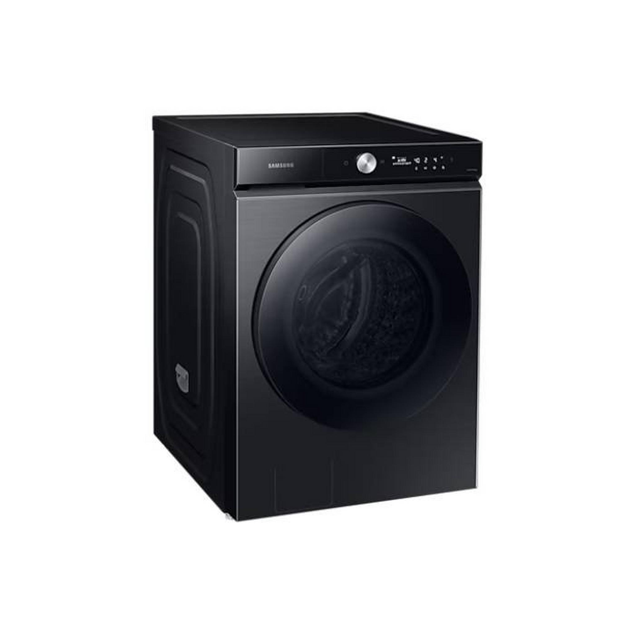 Samsung Front Load Washer Dryer, 21 KG Washing Capacity, 12 KG Drying Capacity, WD21B6400KV – Black