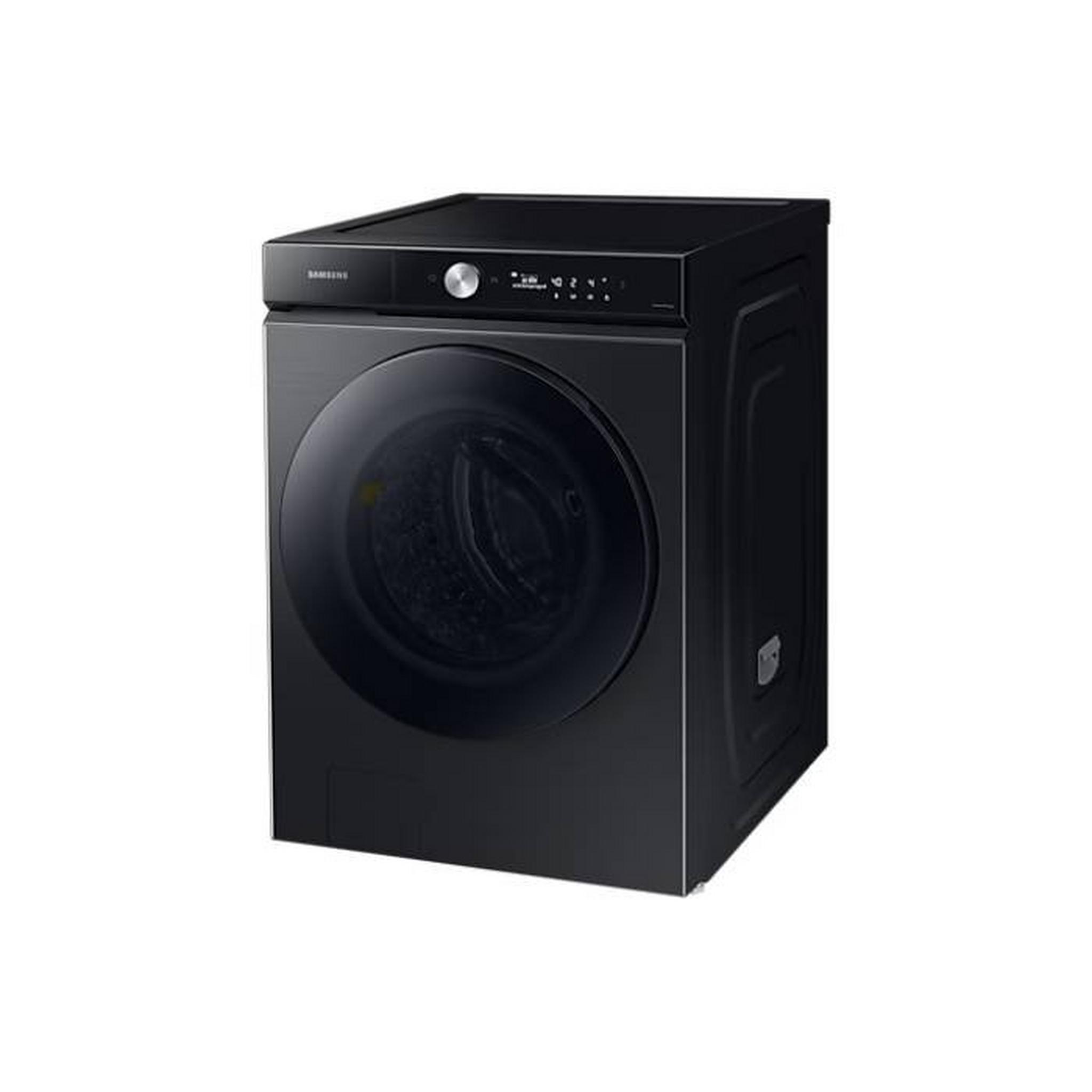 Samsung Front Load Washer Dryer, 21 KG Washing Capacity, 12 KG Drying Capacity, WD21B6400KV – Black