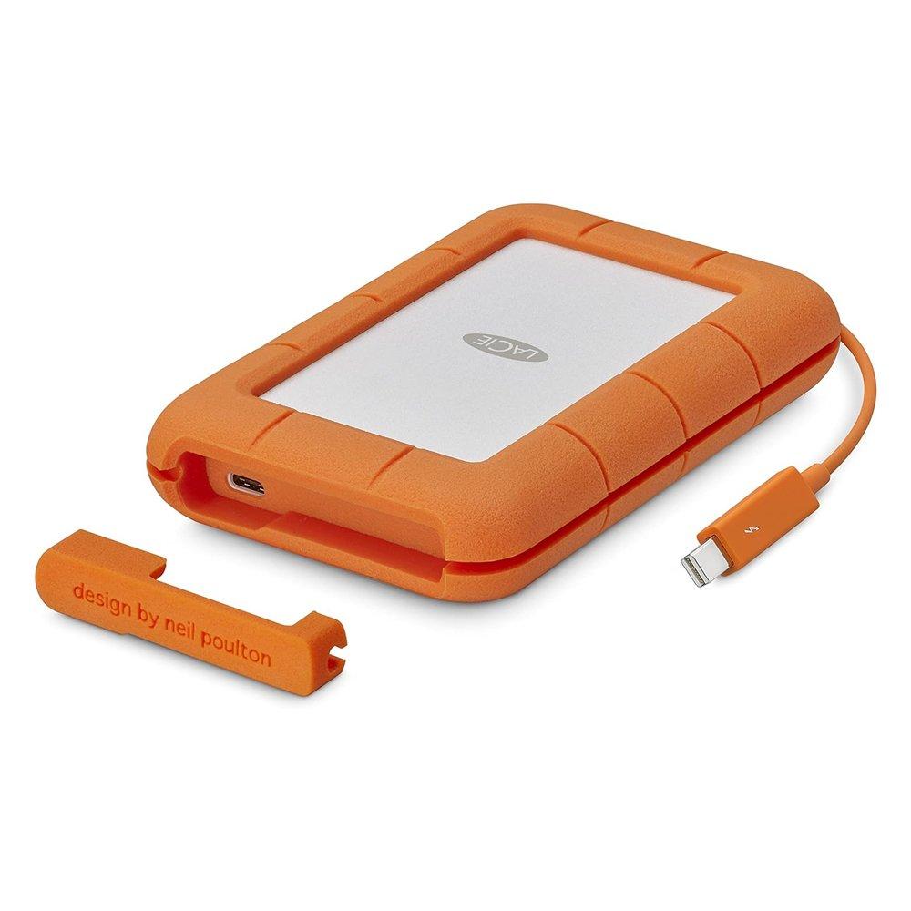Lacie Portable Rugged USB-C 4TB SSD, STHR4000800 - Orange