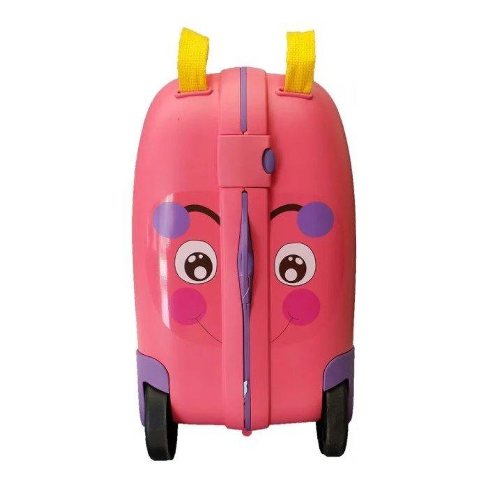 American Tourister Skittle Kids Trolley, 25L, FH0X90411 - Pink Butterfly