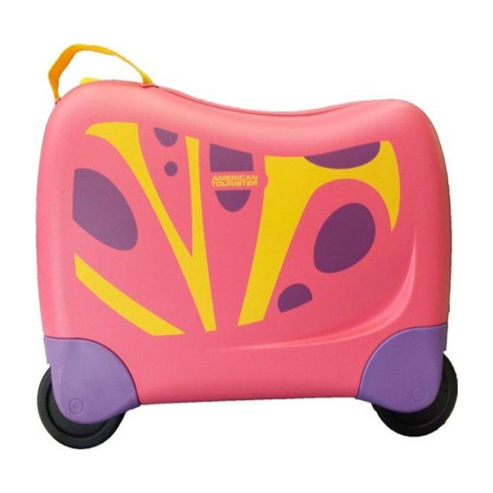 American Tourister Skittle Kids Trolley, 25L, FH0X90411 - Pink Butterfly