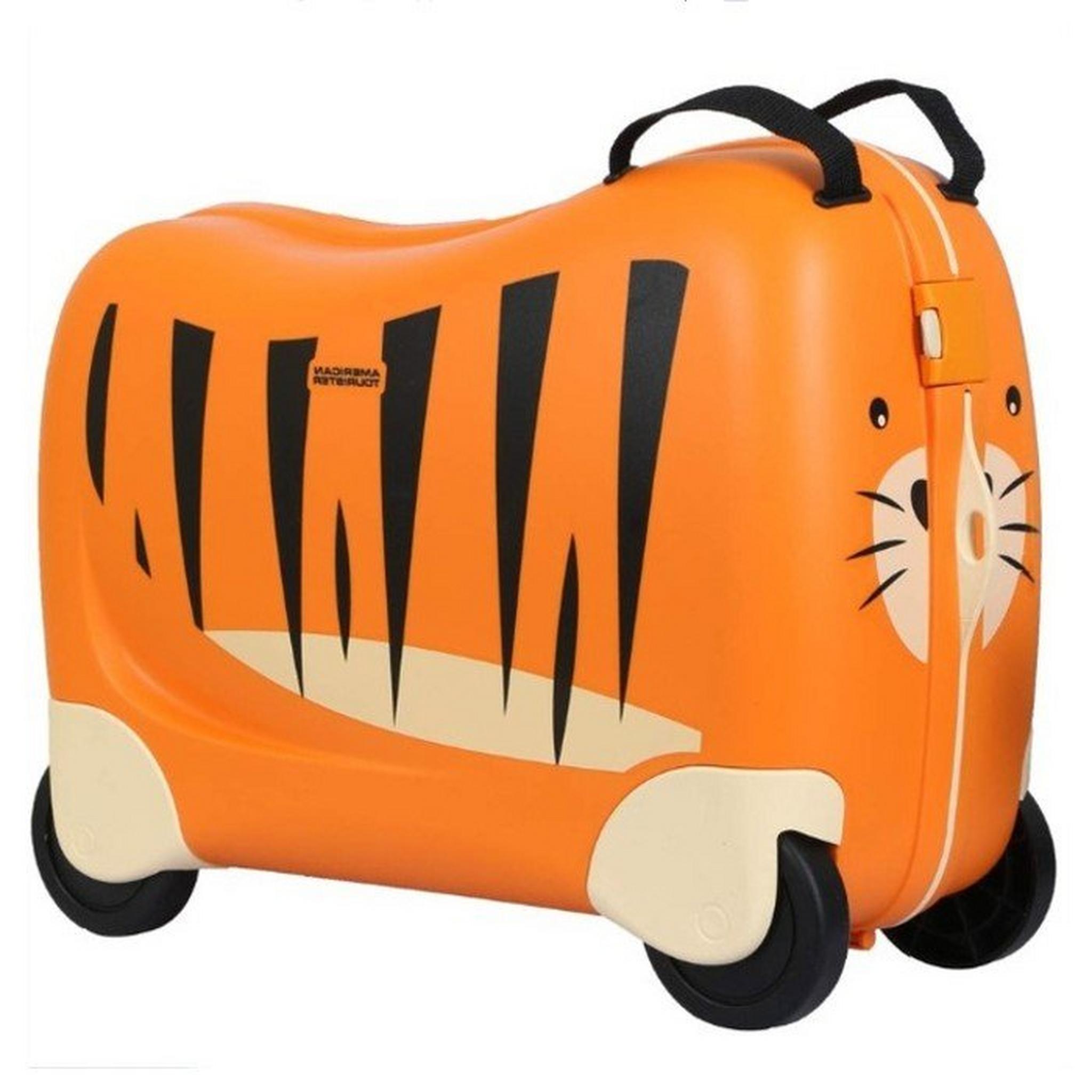 American Tourister Skittle Kids Trolley, 25 Liters, FH0X96011 – Orange Tiger Pattern