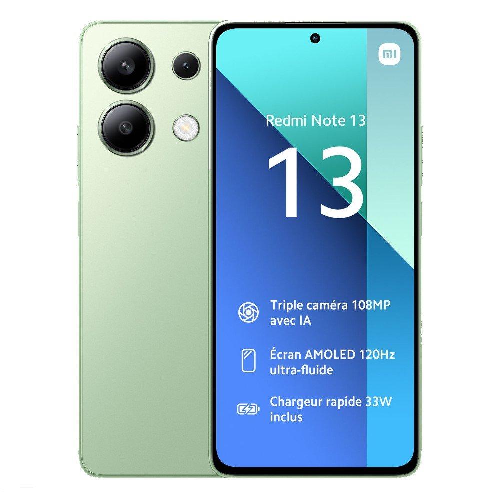 Buy Xiaomi redmi note 13 phone, 6. 6-inch, 8gb ram, 256gb – green in Kuwait