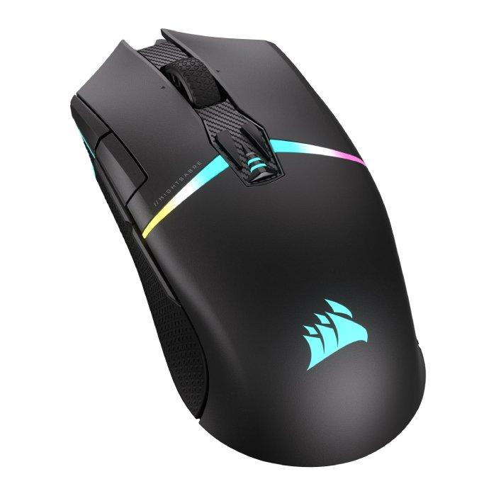 CORSAIR Nightsabre Wireless RGB Gaming Mouse, CH-931B011-EU – Black