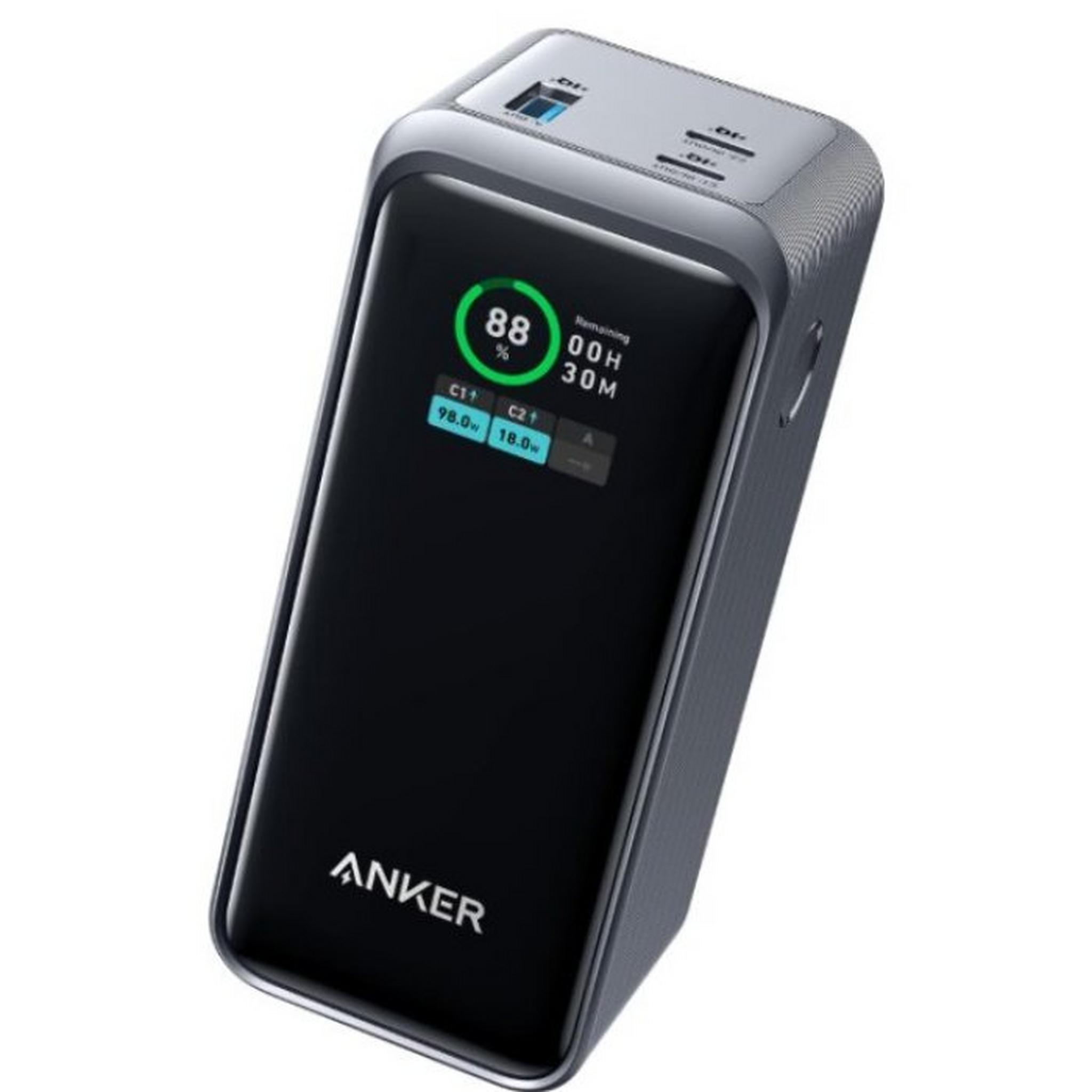 Anker Prime 3-ports Power Bank, 20,000mAh, 200W, A1336011 – Black