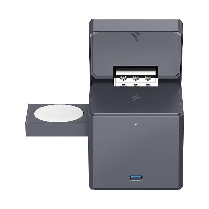 Anker 3-in-1 Cube with MagSafe 1 Wireless Charger, Y1811KA1 – Gray