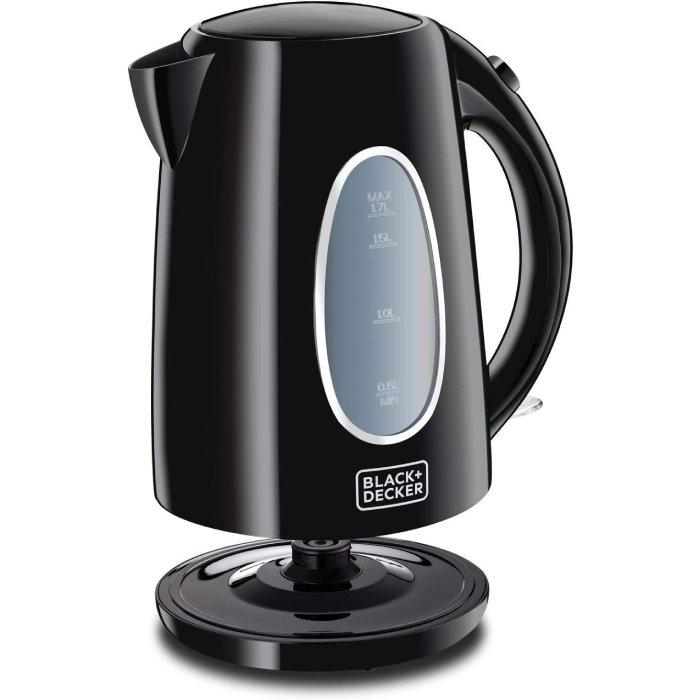 Black & Decker Electric Kettle, 1.7L, 2200W, JC69-B5 - Black
