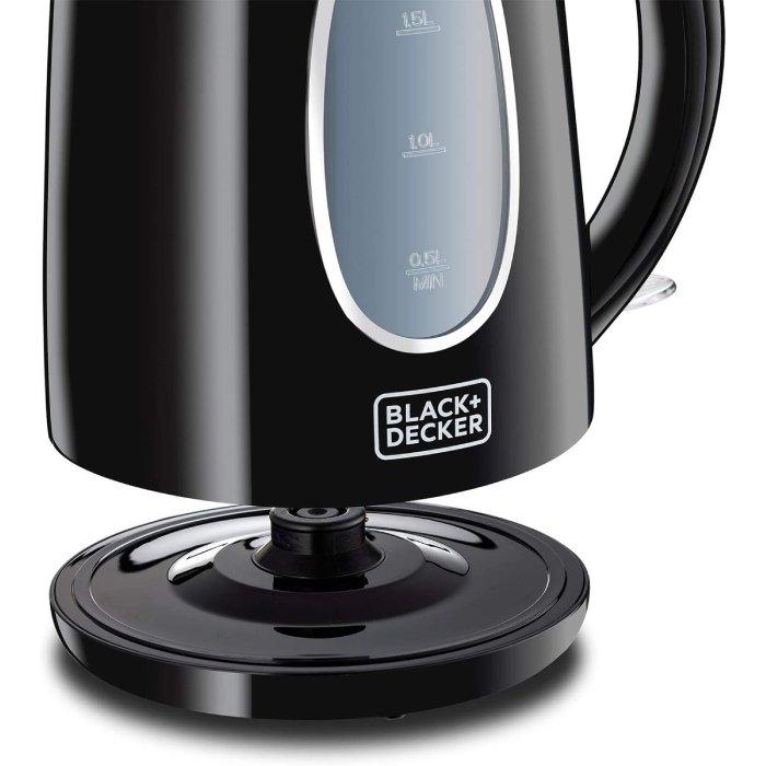 Black & Decker Electric Kettle, 1.7L, 2200W, JC69-B5 - Black
