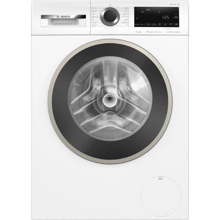 Bosch series 4 front load washer, 10kg washing capacity, 1400rpm, wga25400gc white price in