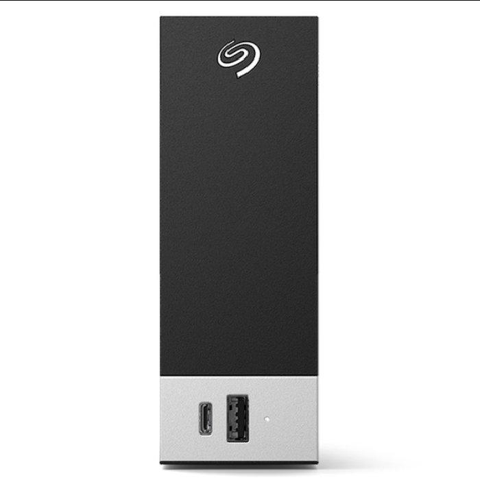 Seagate 12TB One Touch Desktop External Drive with Built-In Hub, STLC12000400- Black