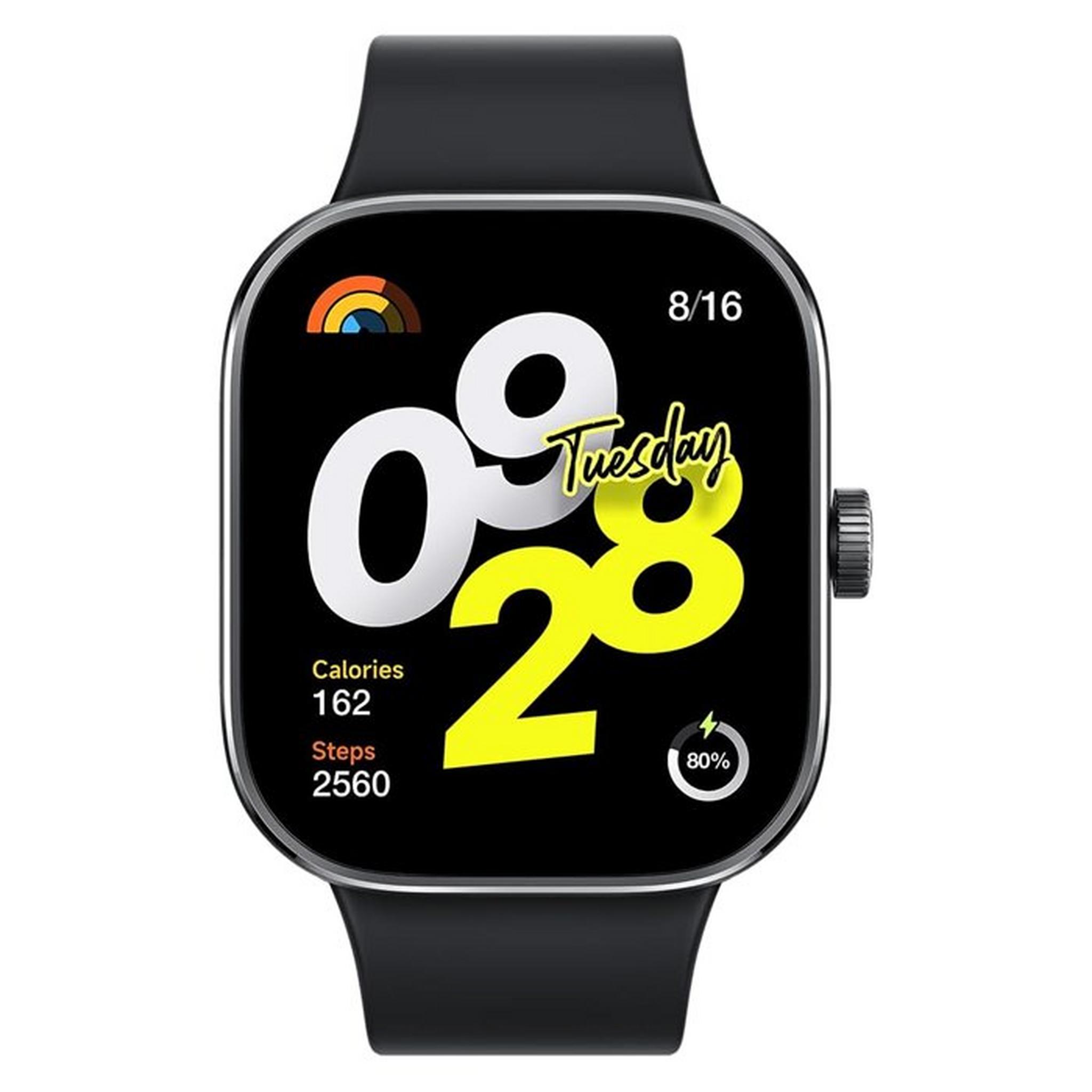 Xiaomi Redmi Watch 4 Smartwatch, 1.97-inch AMOLED, BHR7854GL – Black