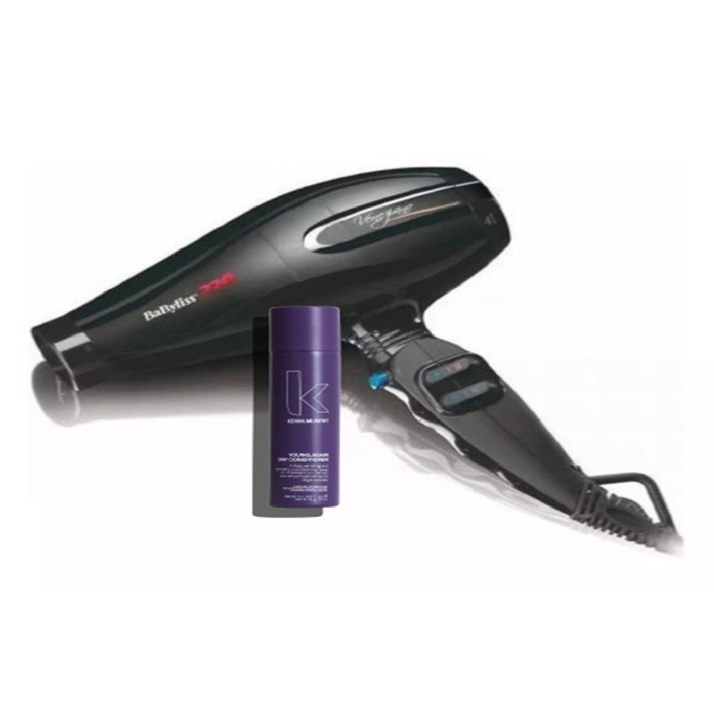 BaByliss Pro Hair Dryer Veneziano Ionic + Kevin.Murphy Young.Again Dry Conditioner 100ml, 6610INSDE+17072V1