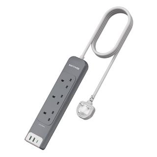 Buy Ravpower uk power strip with 6 ports, 15w, rp-pc1038 – grey in Kuwait