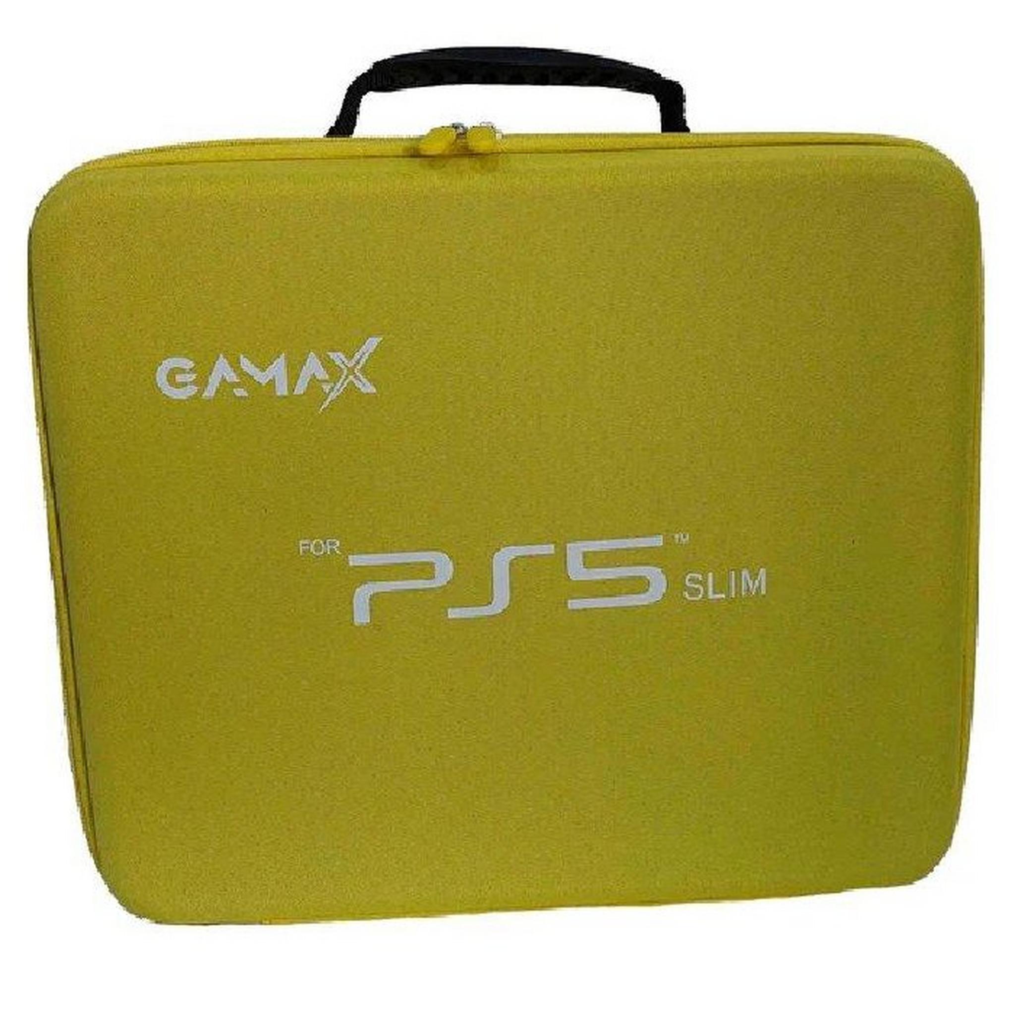 Gamax Storage Bag for PlayStation 5 Slim, STRG-BG-PS5-SLM-YW - Yellow