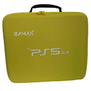 Buy Gamax storage bag for playstation 5 slim, strg-bg-ps5-slm-yw - yellow in Kuwait