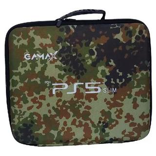 Buy Gamax storage bag for playstation 5 slim, strg-bg-ps5-slm-ag - army green in Kuwait