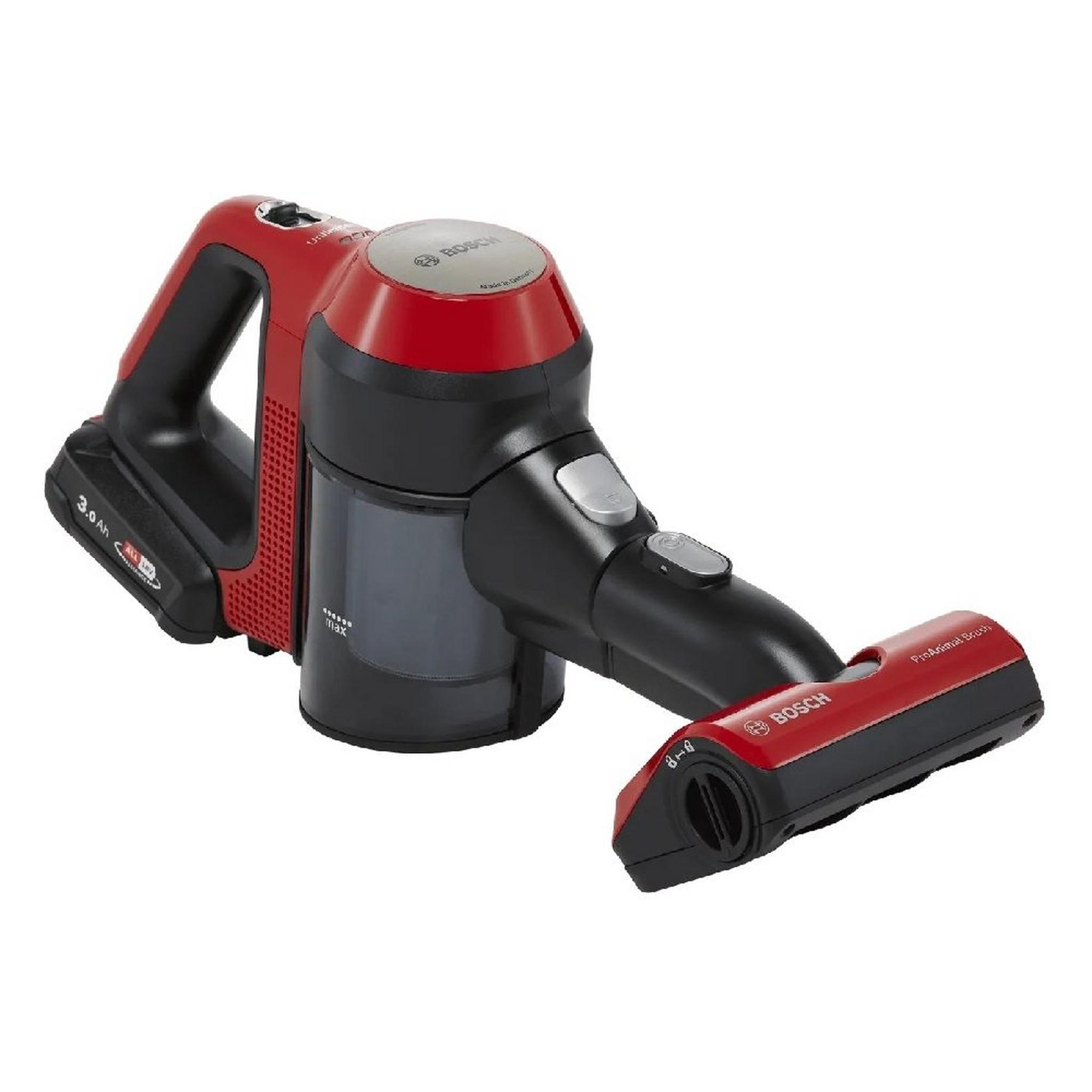 BOSCH Unlimited 7 Cordless Vacuum Cleaner, 400 Watts, 0.3 Liters, BCS71PETGB - Red