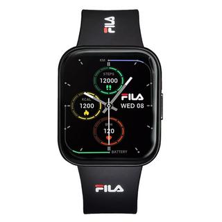 Buy Fila 33mm digital unisex smartwatch, silicone strap, sw/26b – black in Kuwait