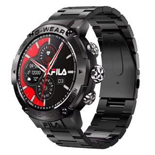 Buy Fila 34mm digital unisex smartwatch, silicone strap, sw/27 – black in Kuwait