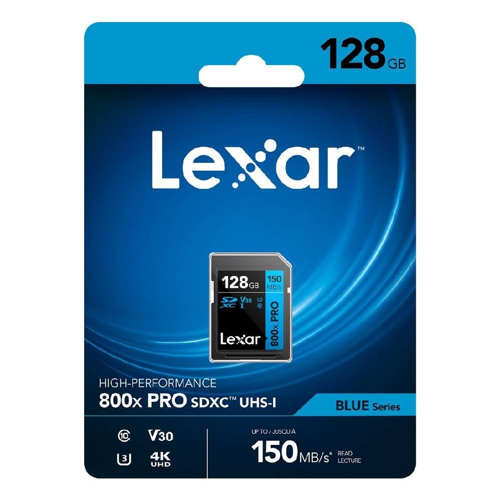 Lexar High-Performance 800X Pro SDXC UHS-I SD Card, 128GB - LSD0800P128G-BNNNG