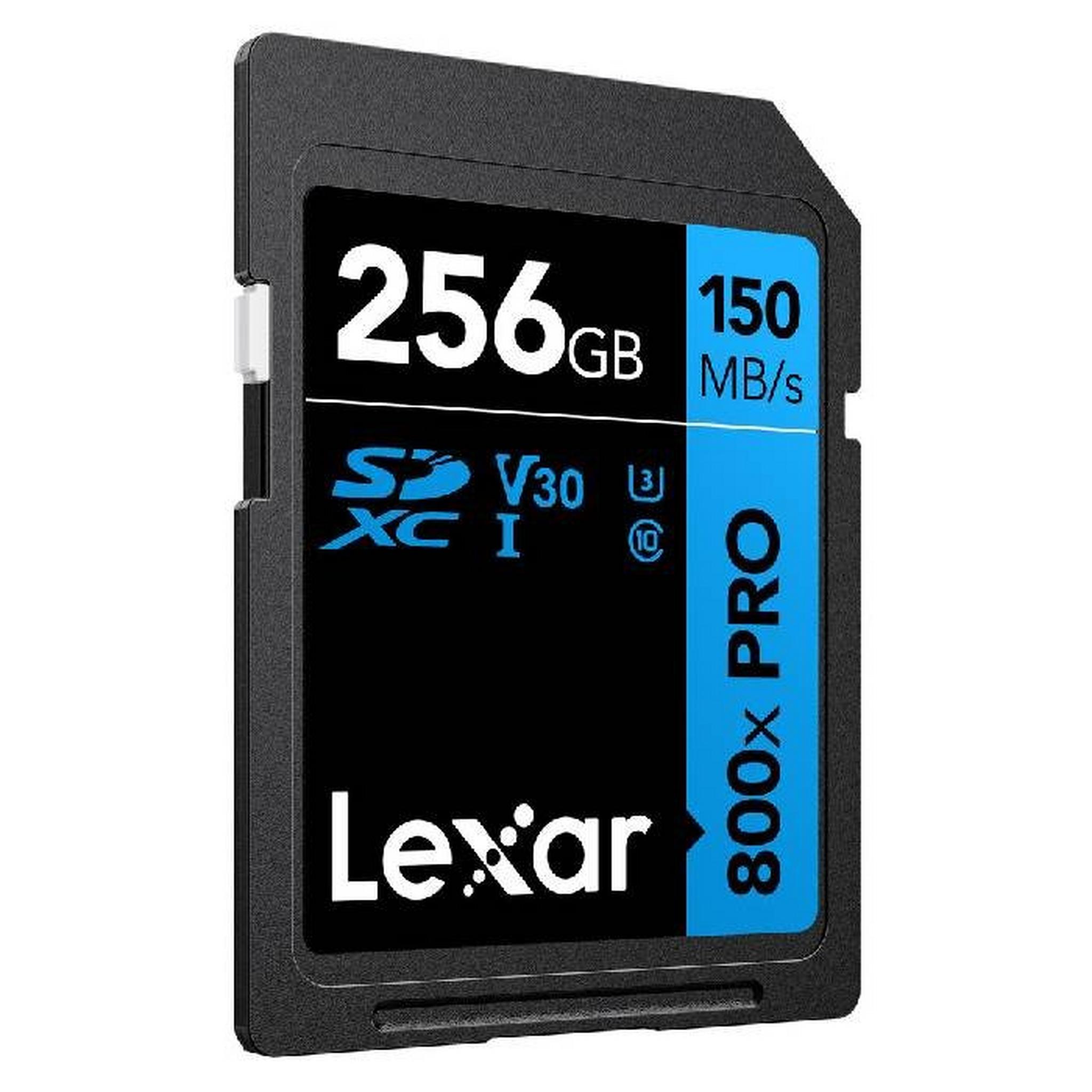 Lexar High-Performance 800X Pro micro SDXC UHS-I SD Card, 256GB - LSD0800P256G-BNNNG