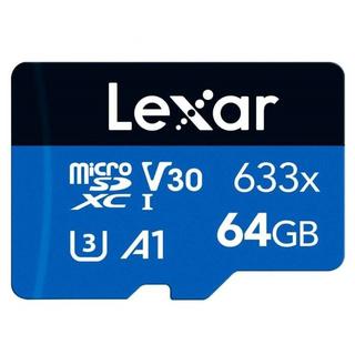 Buy Lexar 633x 64gb microsdhc/microsdxc uhs-i card blue series - lms0633064g-bnnng in Kuwait