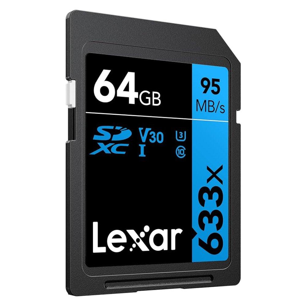 Lexar 633x 64GB MicroSDHC/MicroSDXC UHS-I Card BLUE Series - LMS0633064G-BNNNG