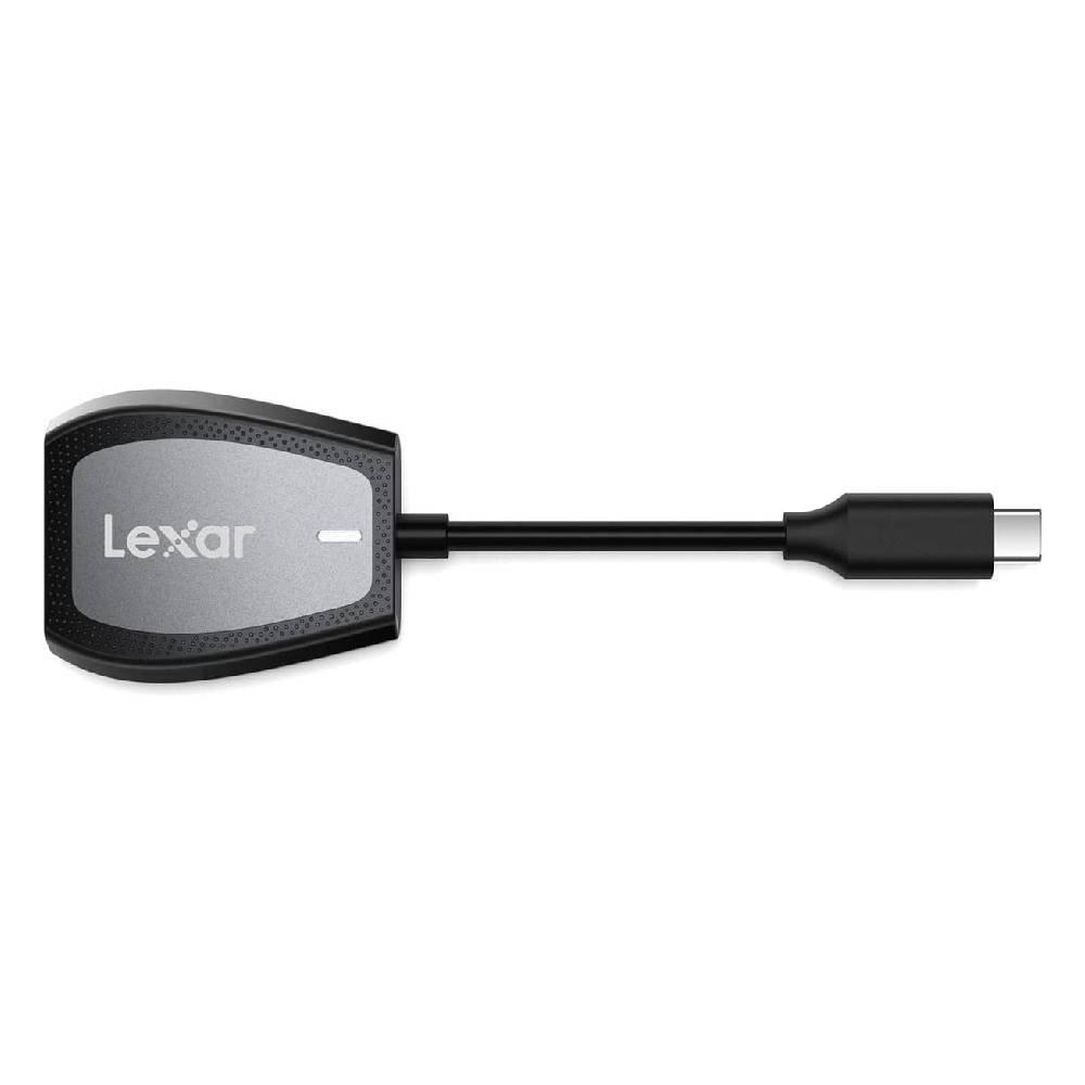 Lexar Professional USB Type-C Dual-Slot Card Reader, LRW470U-RNNNG - Black