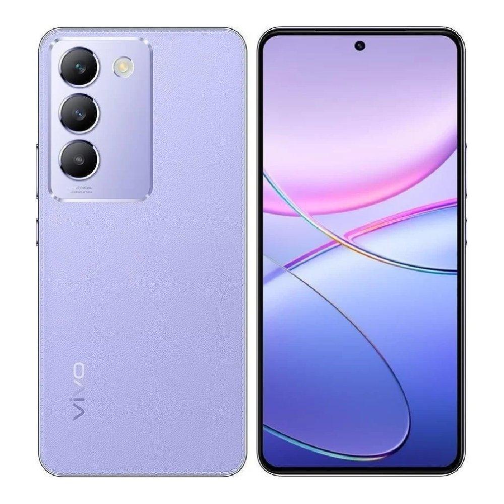 Buy Vivo v30 lite 5g phone, 6. 67-inch, 12gb ram, 256gb-leather purple in Kuwait