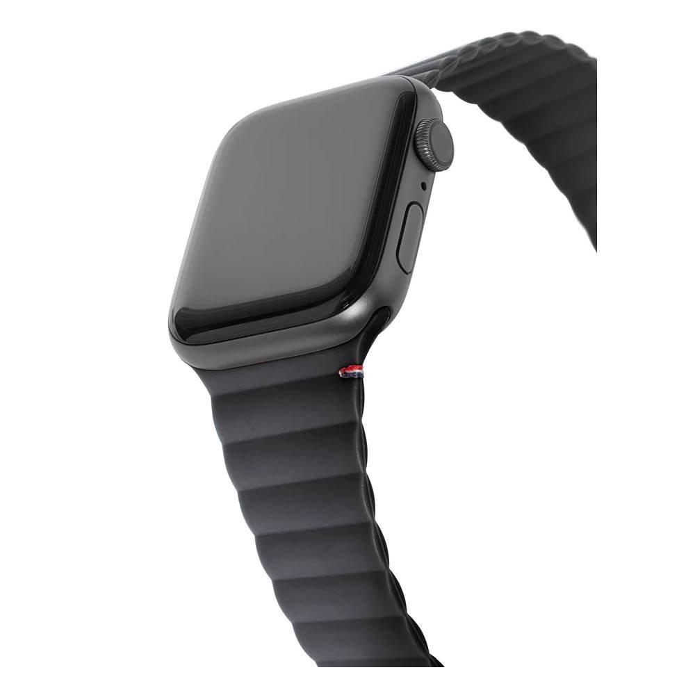 Decoded Silicone Magnetic  Strap for 41/40/38 mm Apple Watch, D22AWS40TSL3SCL - Charcoal