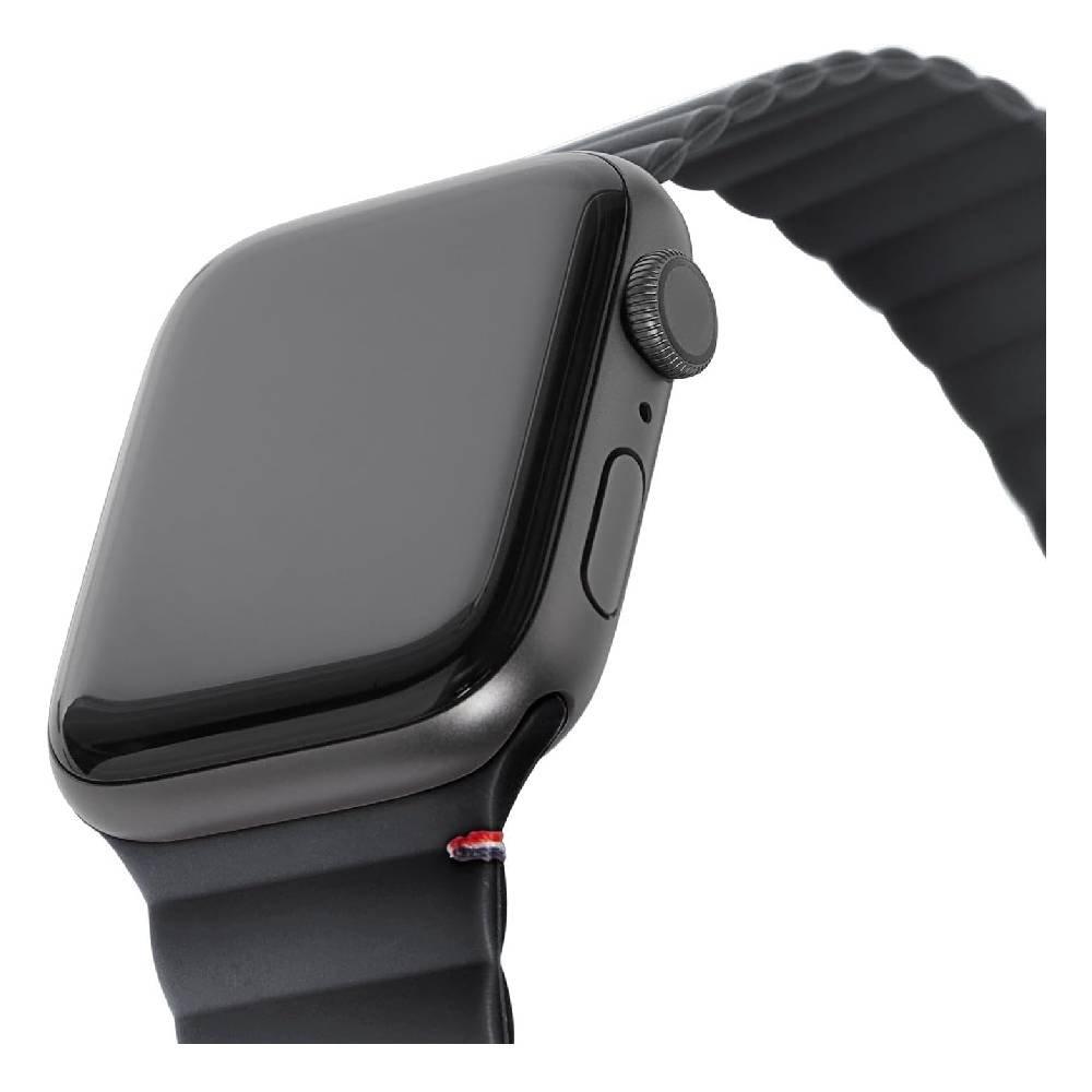 Decoded Silicone Magnetic  Strap for 41/40/38 mm Apple Watch, D22AWS40TSL3SCL - Charcoal