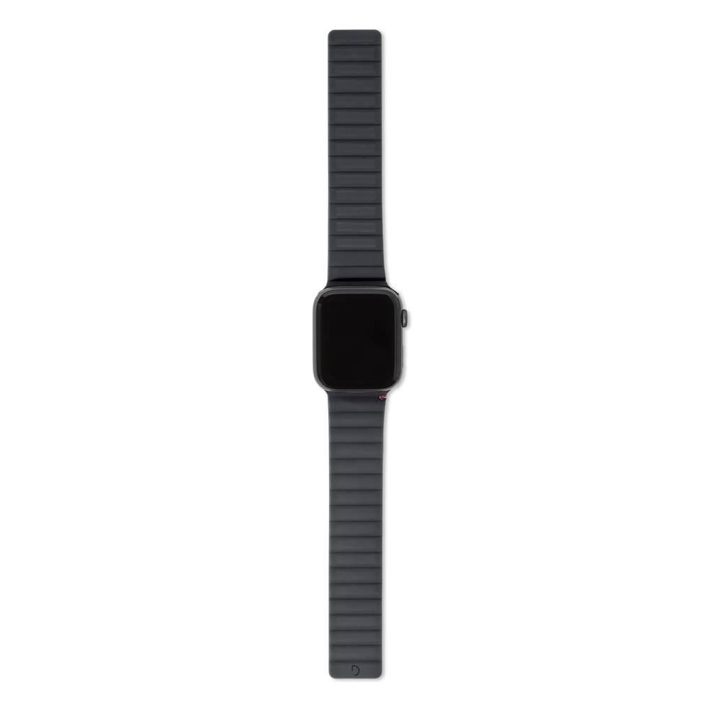 Decoded Silicone Magnetic  Strap for 41/40/38 mm Apple Watch, D22AWS40TSL3SCL - Charcoal