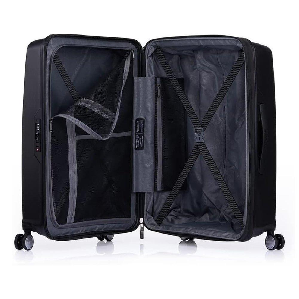 American Tourister ARGYLE Hard Spinner Luggage, 68cm, QH7X09 002 - Black