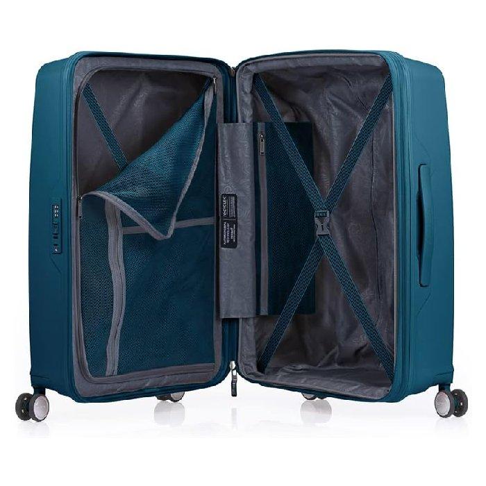 American Tourister ARGYLE Hard Spinner Luggage, 81cm, QH7X51 003 - Deep Teal
