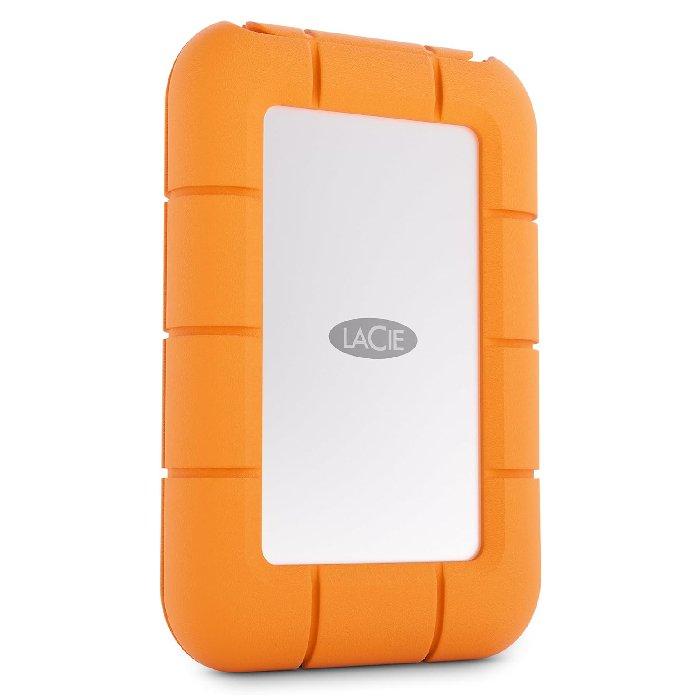LaCie Rugged Mini SSD 4TB Solid State Drive, STMF4000400 - Orange