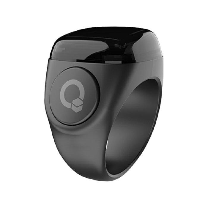 خاتم الذكر الذكي نور ان01 من إقبلا، مقاس 22 ملم – أسود