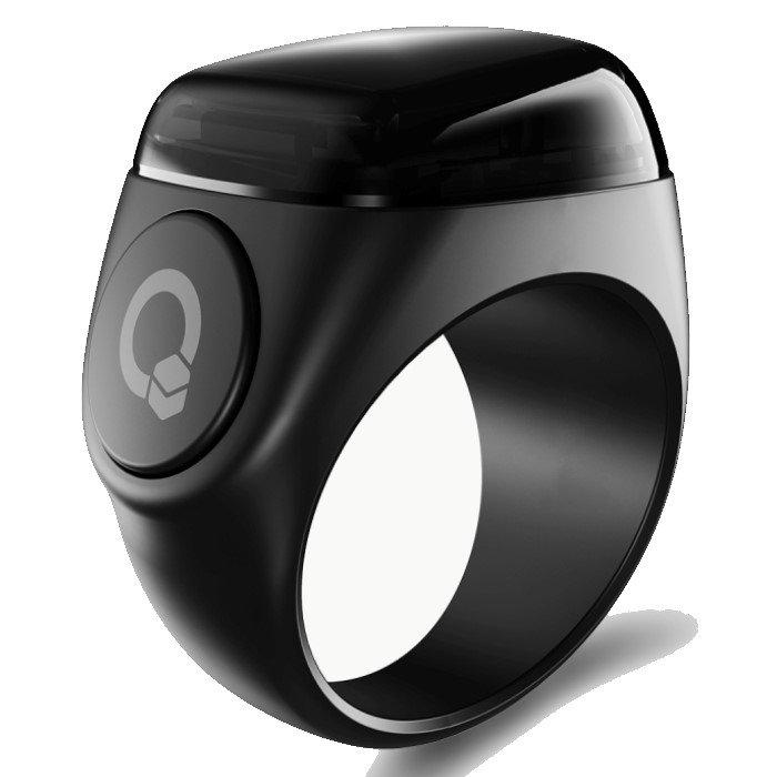 Buy Iqibla zikr smart noor n02 ring, 20mm – black in Kuwait